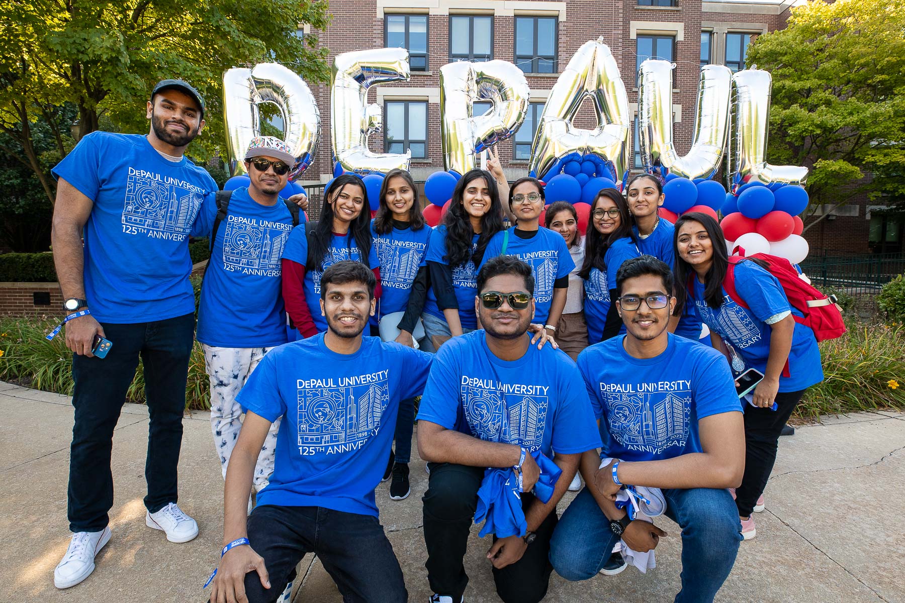 The Quad buzzed with excitement throughout the Student Affairs hosted event. (DePaul University/Jeff Carrion)