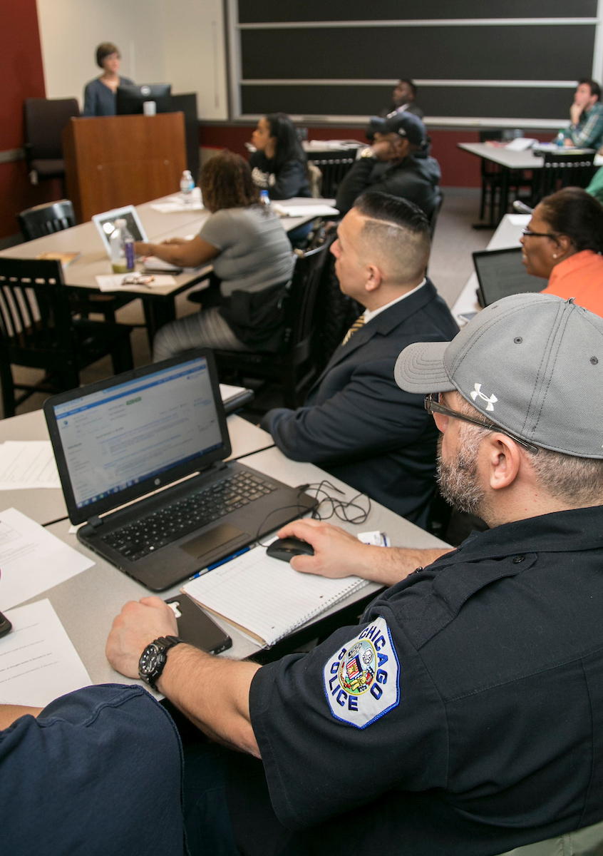 Law enforcement professionals learn in cohorts 