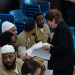 Photos: Sister Helen Prejean visits DePaul book club at Cook County Jail