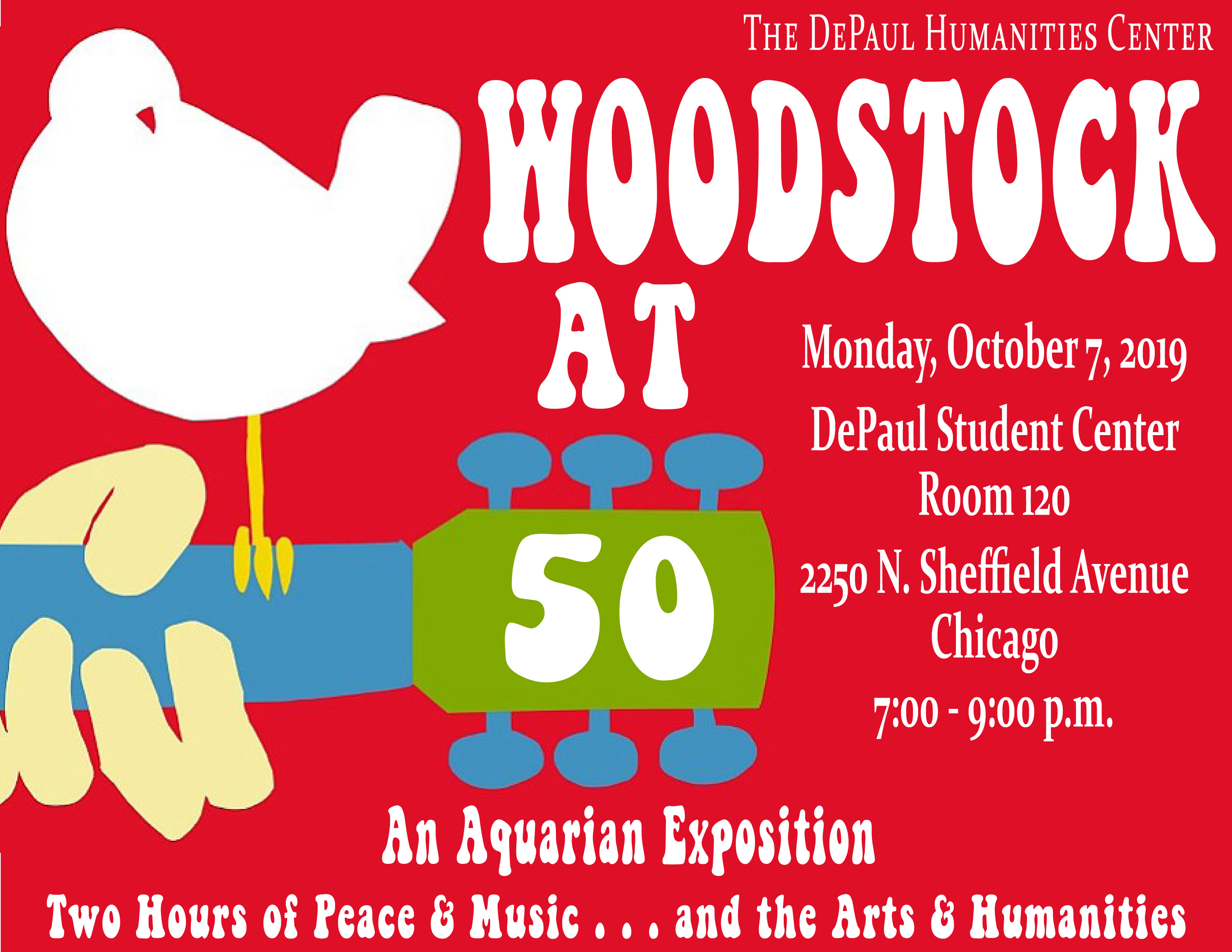 Woodstock at 50 poster