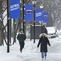 DePaul University cancels classes for Tuesday evening, Jan. 29, and all day Wednesday, Jan. 30, due to extreme weather forecast