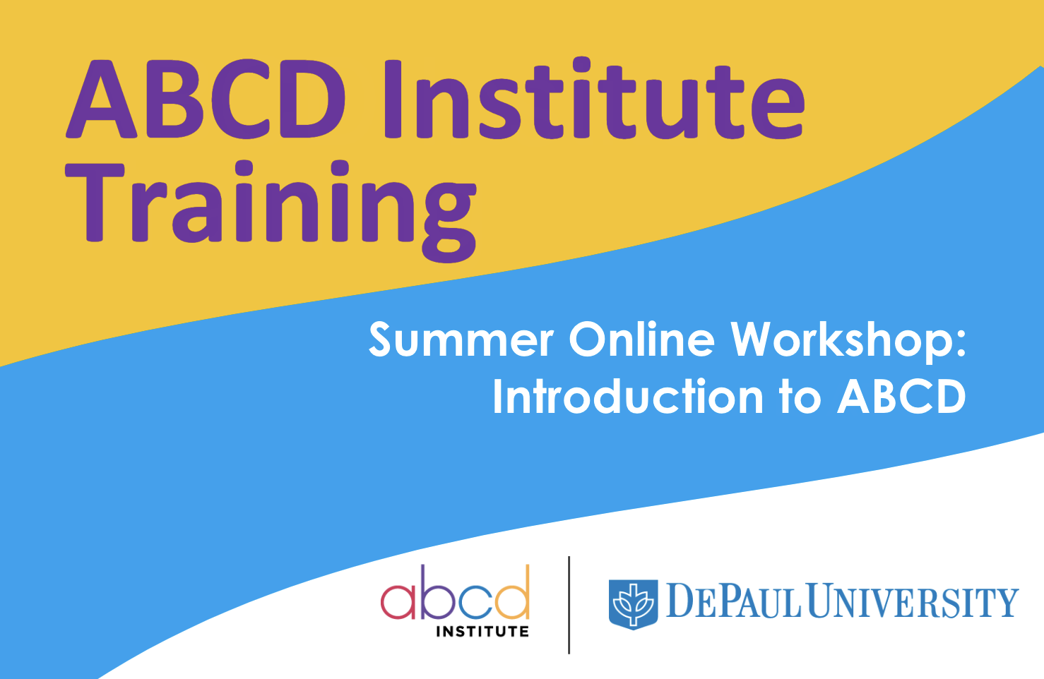Summer Workshop - Intro to ABCD training 2023
