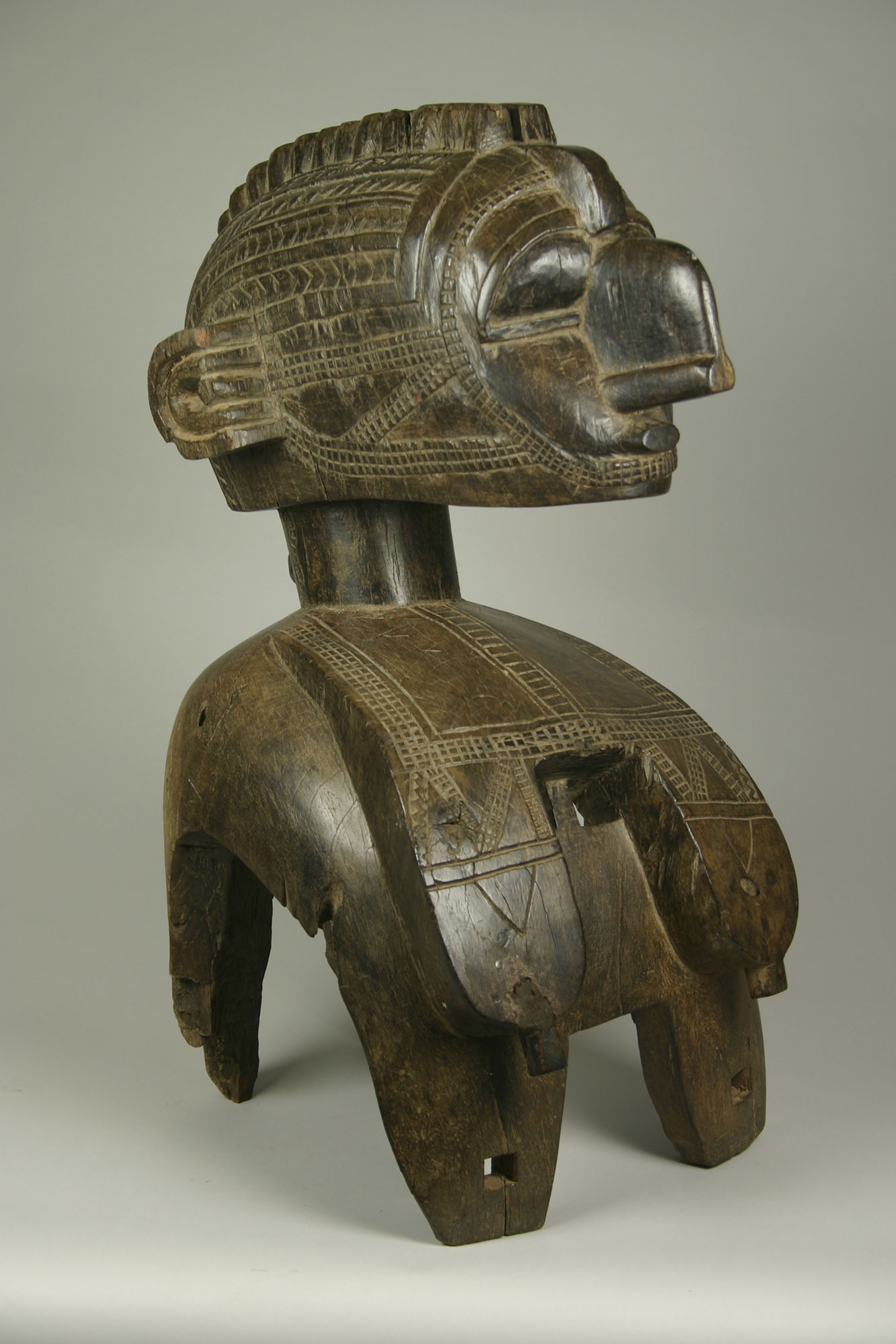 Unidentified artist (Baga; Sierra Leone or Guinea West Africa), Untitled, n.d. Wood. Collection of DePaul Art Museum, gift of the May Weber Foundation, 2001.130