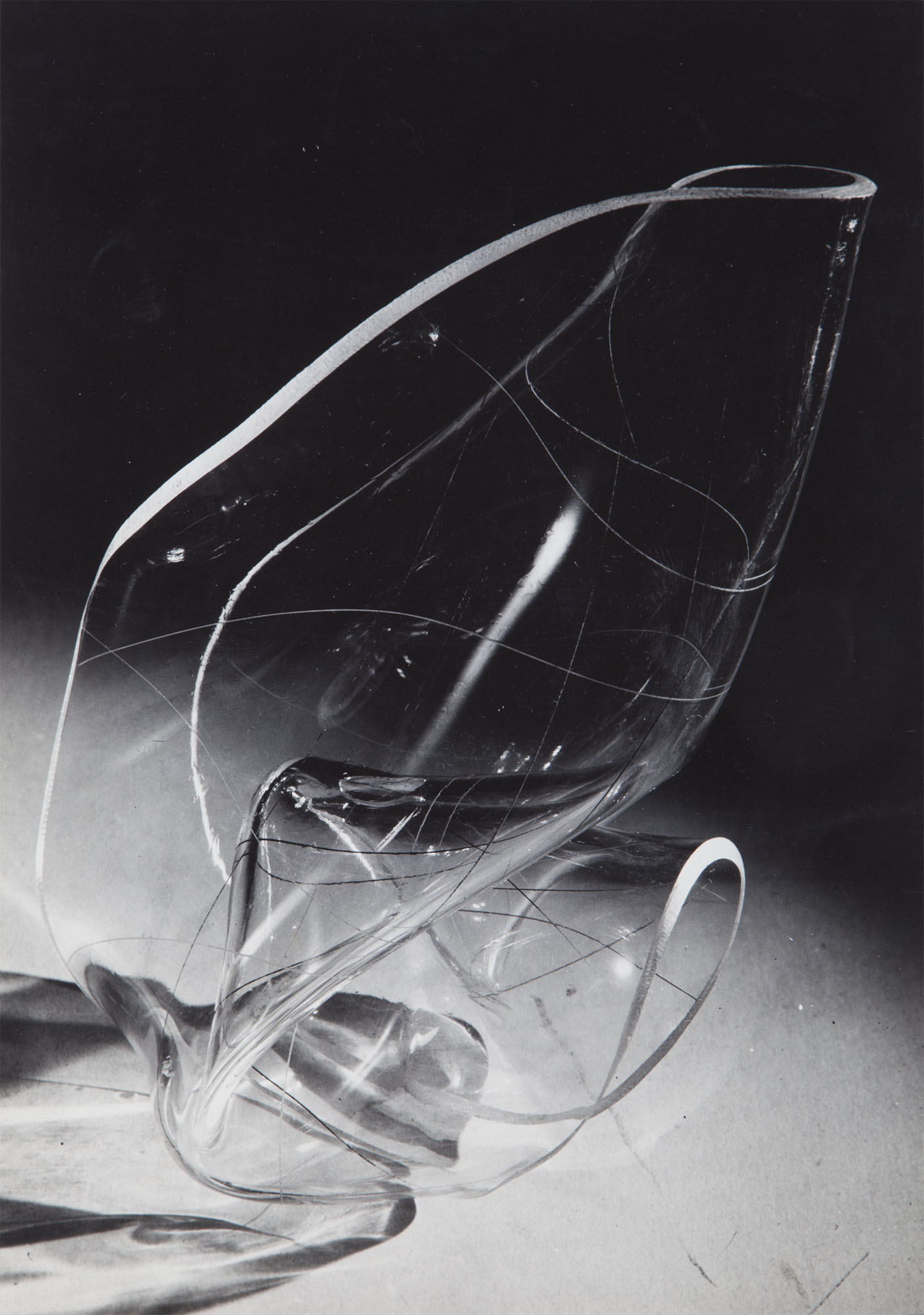 Laszlo Moholy-Nagy, Convex-Concave, 1940. Silver gelatin print. Collection of DePaul Art Museum, 2004.45