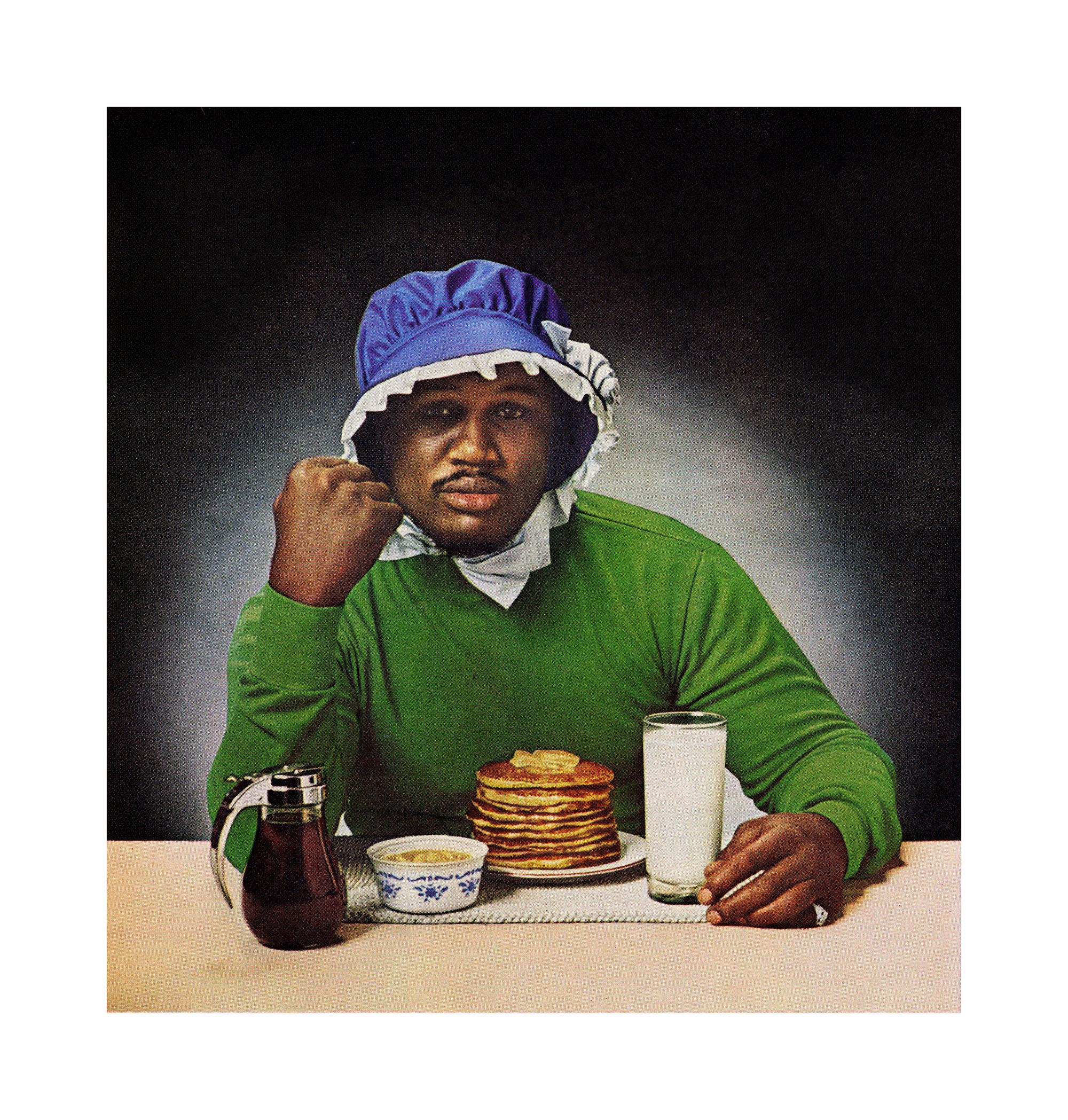 Hank Willis Thomas, Smokin Joe Ain’t J’Mama, 1978/2006, from Unbranded: Reflections in Black by Corporate America. LightJet color print.