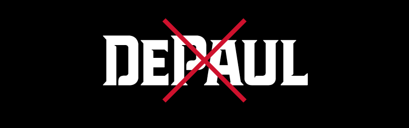 Incorrect usage: white affinity mark on black background