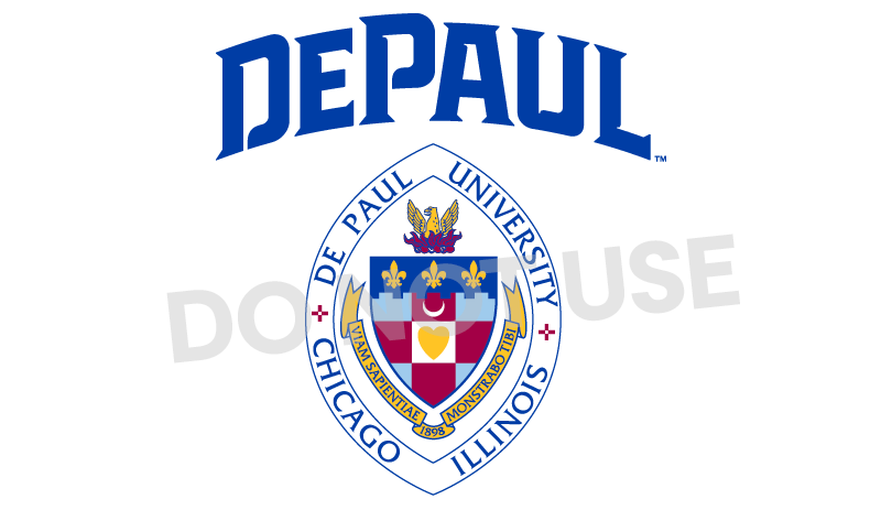 DePaul seal affinity mark