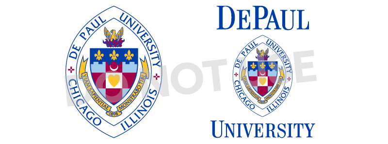 DePaul University seal and formal signature