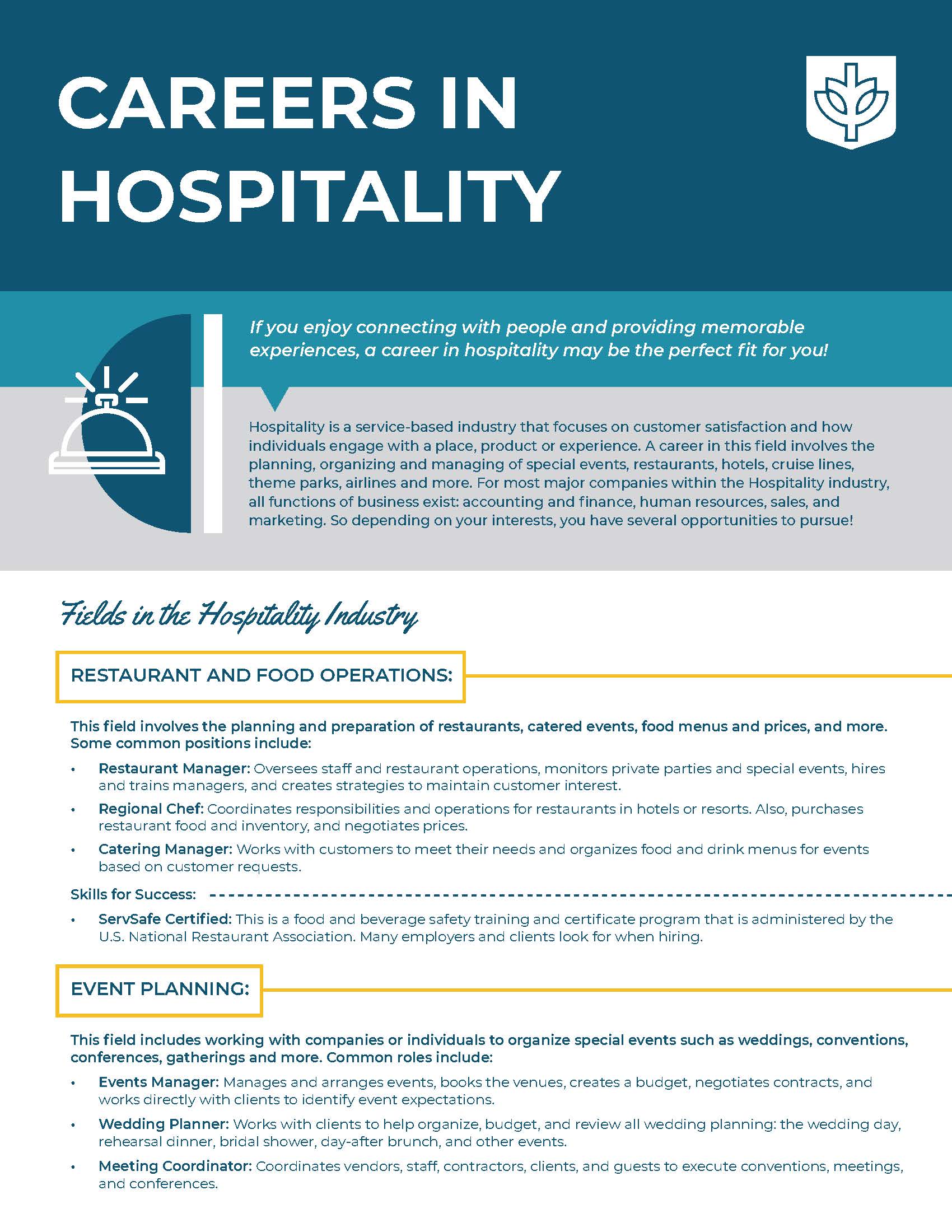 Careers in Hospitality