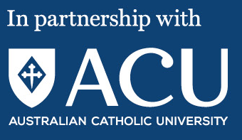 Logo for partnership with Australian Catholic University