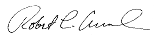 Robert L. Manuel Signature