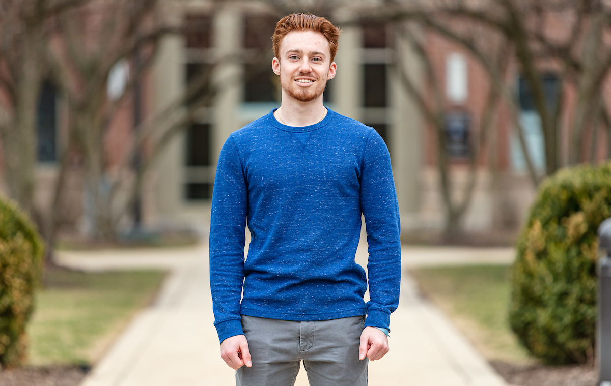 The Lincoln Par​k Campus Quad will soon don a bench made entirely out of recycled plastic bags thanks to Jakob Deszcz, a junior and president of DePaul's chapter of Habitat for Humanity.