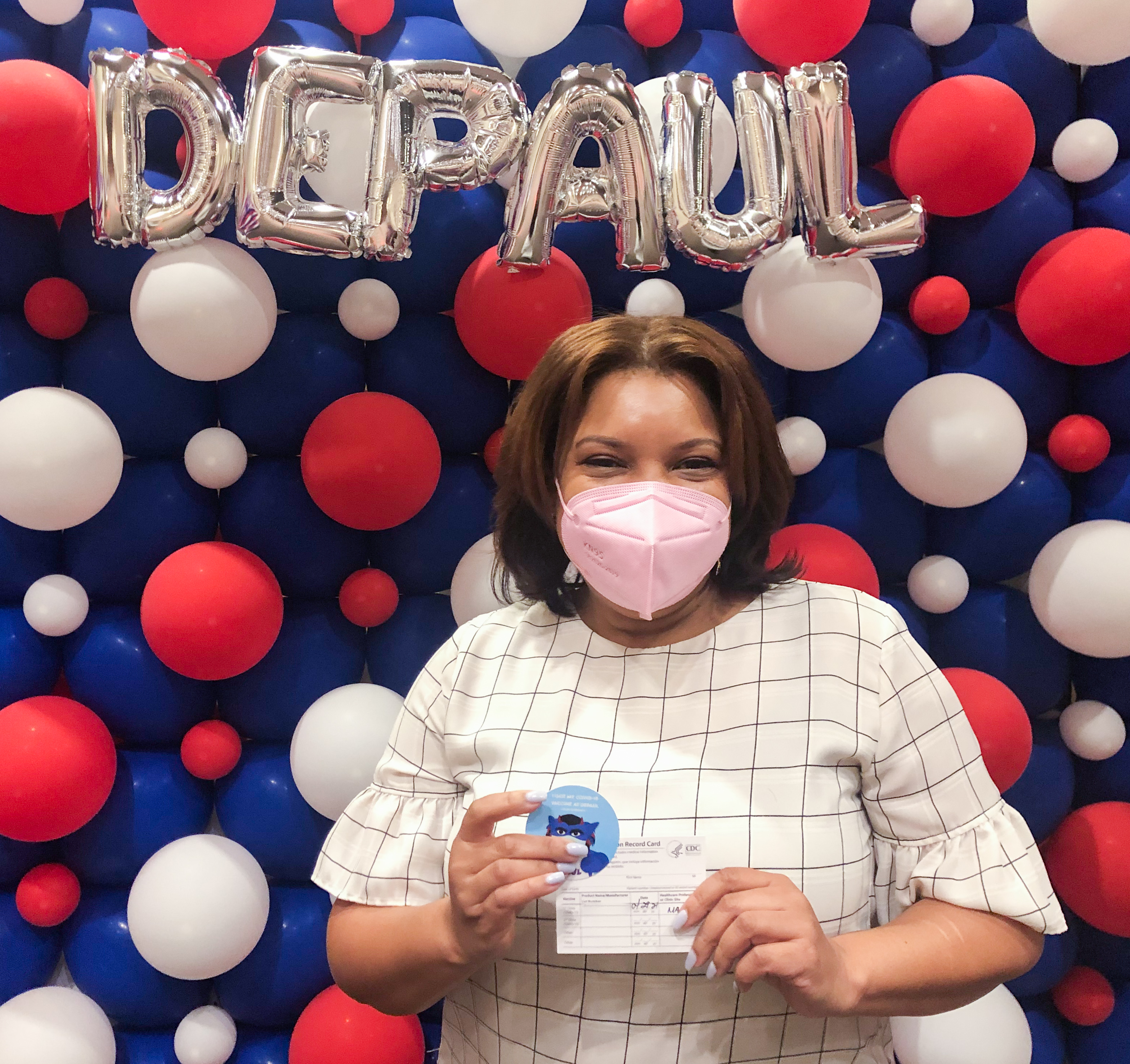 DePaul hosts COVID-19 vaccination clinic on LPC