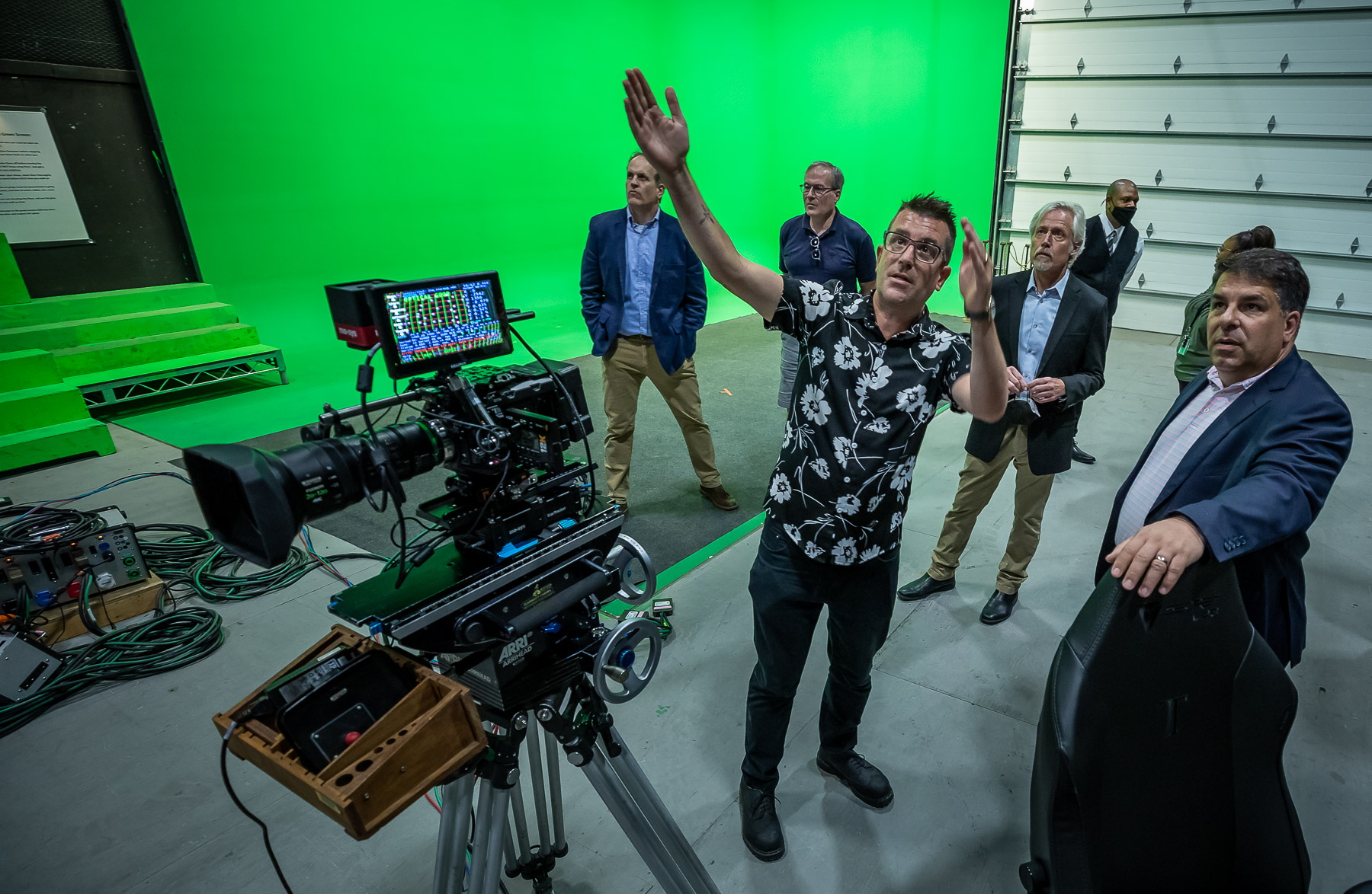 President Rob Manuel tours Cinespace Studios