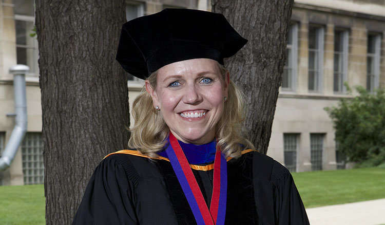 Dorothy Kozlowski was inducted in 2014 as a member of the Society of St. Vincent de Paul Professors.