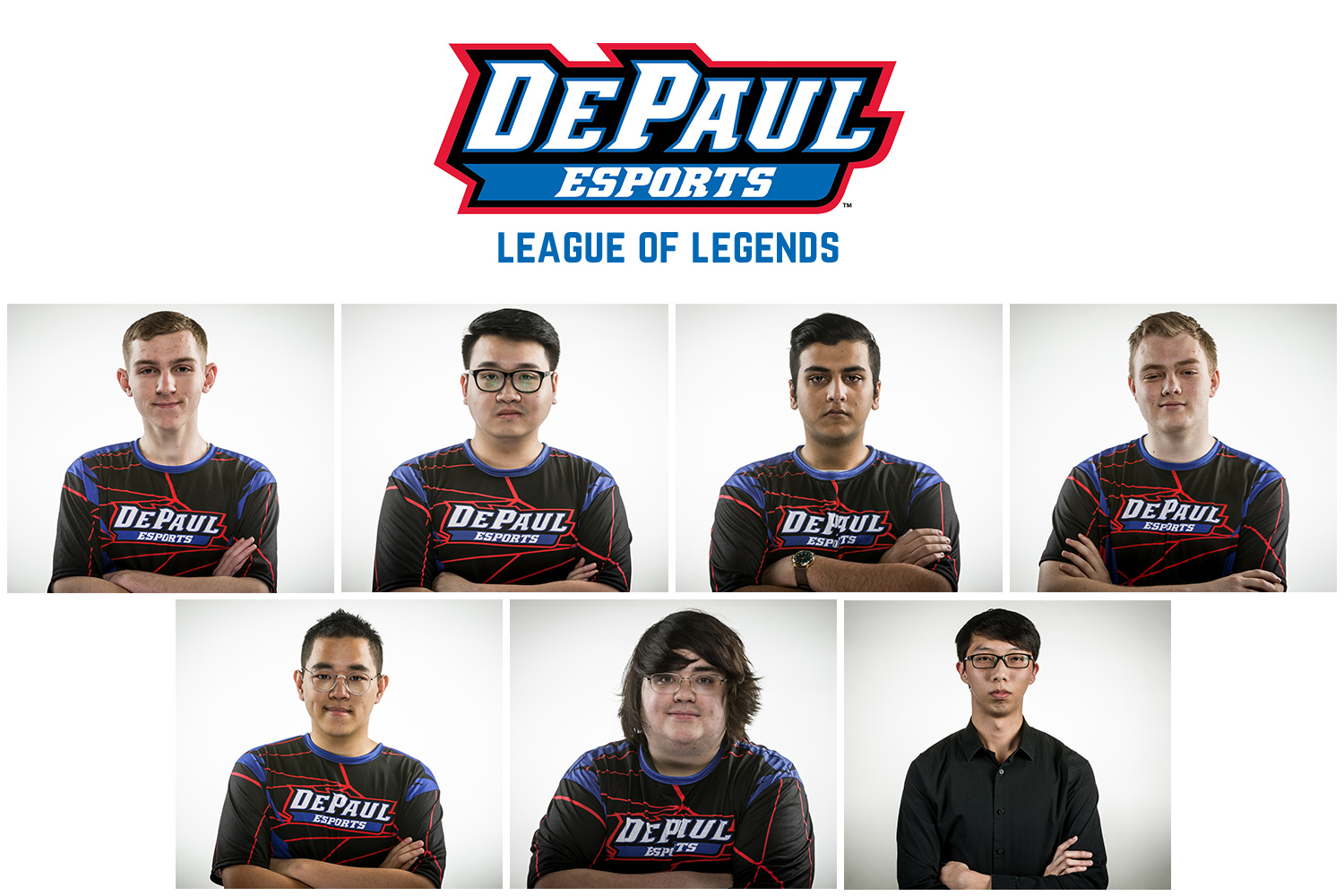 DePaul esports team competing in BIG EAST League of Legends spring season