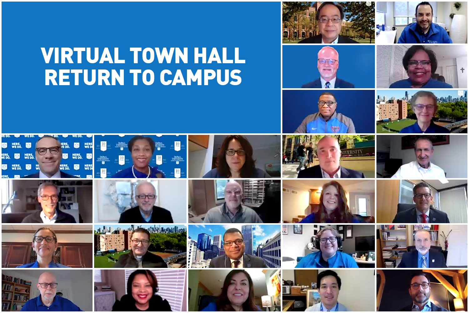 Student Town Hall on April 8