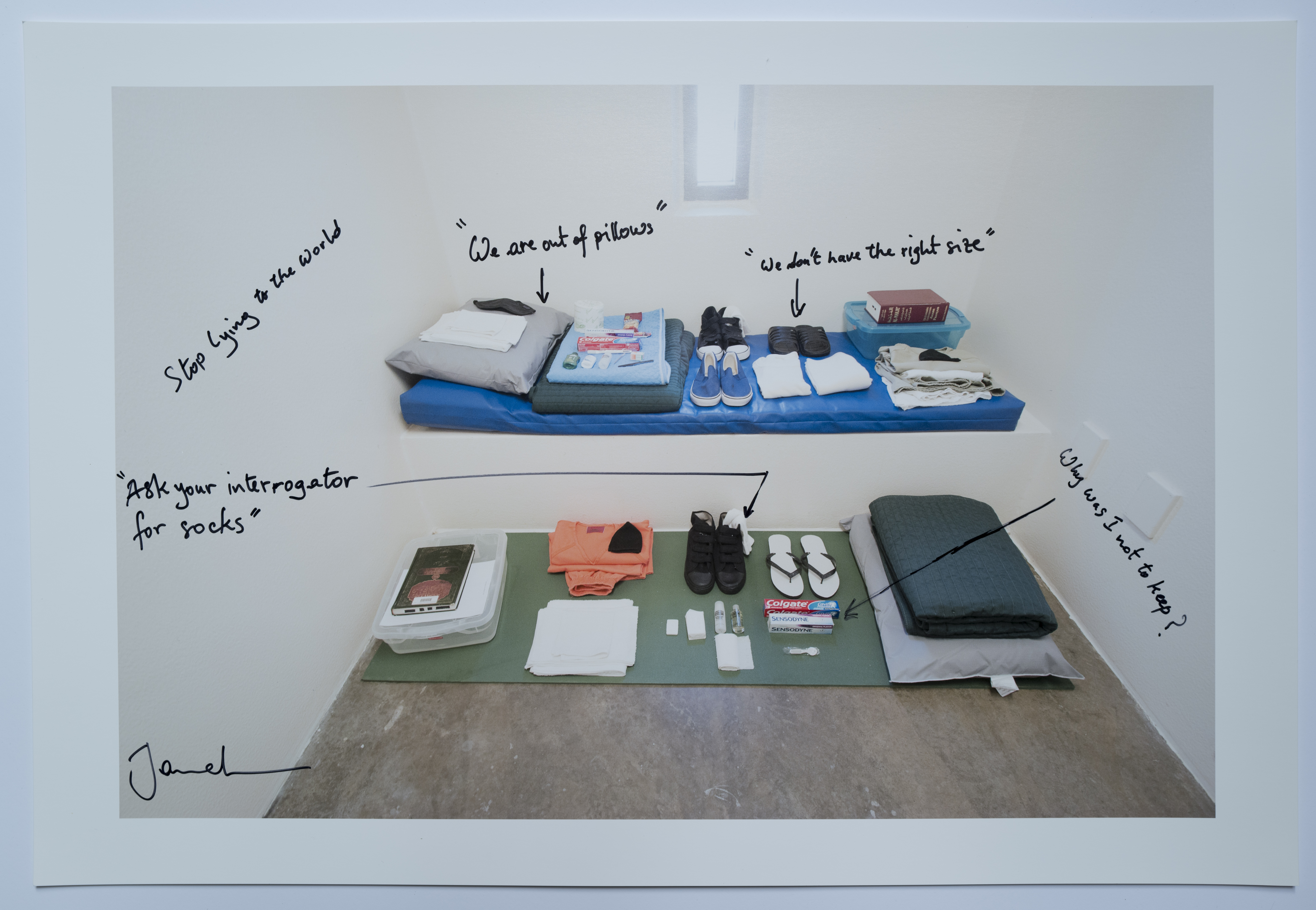 Comfort Items, Camp 5 (Stop lying to the world), 2015