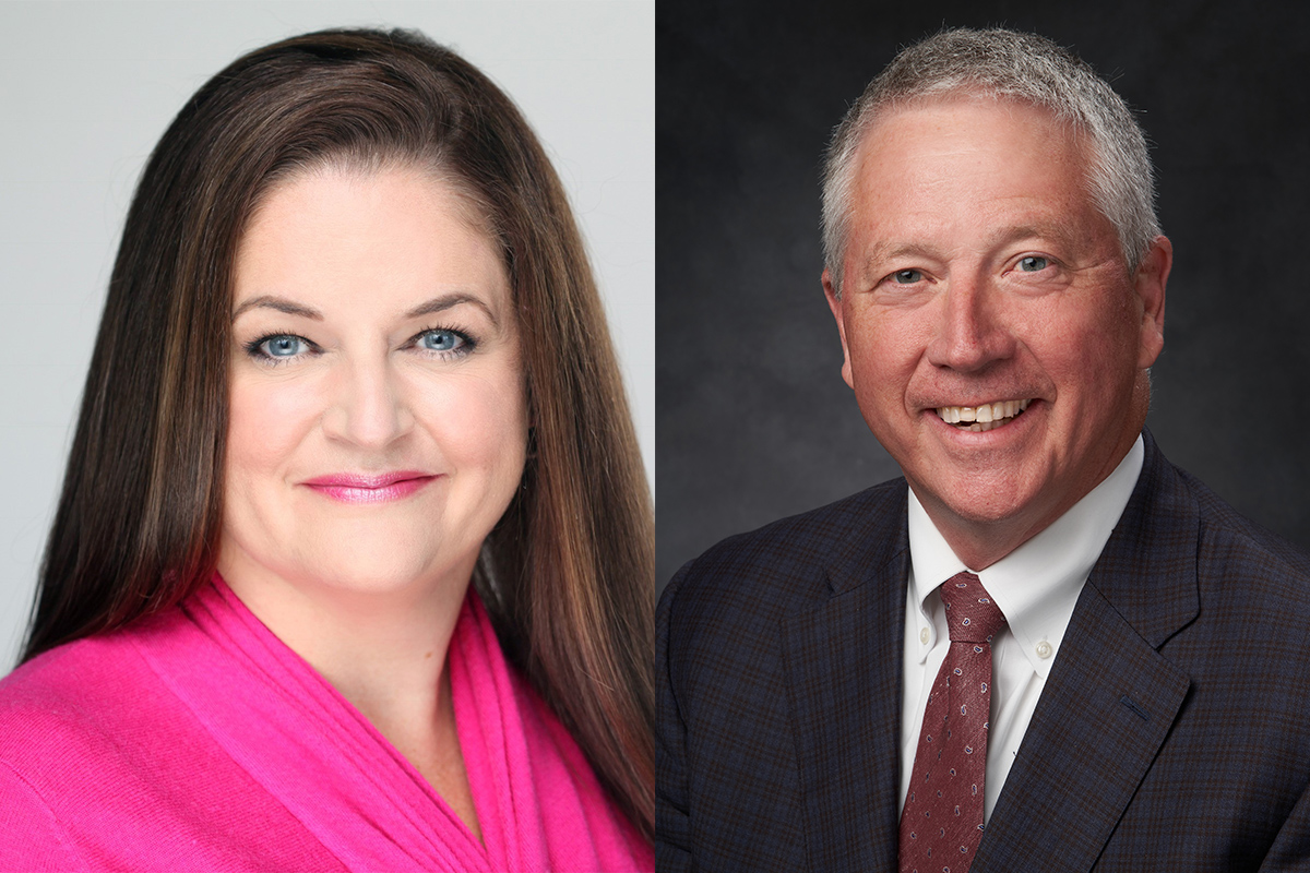 Sasha Gerritson and Michael Scudder will serve as vice chairs for DePaul's Board of Trustees through June 30, 2024.