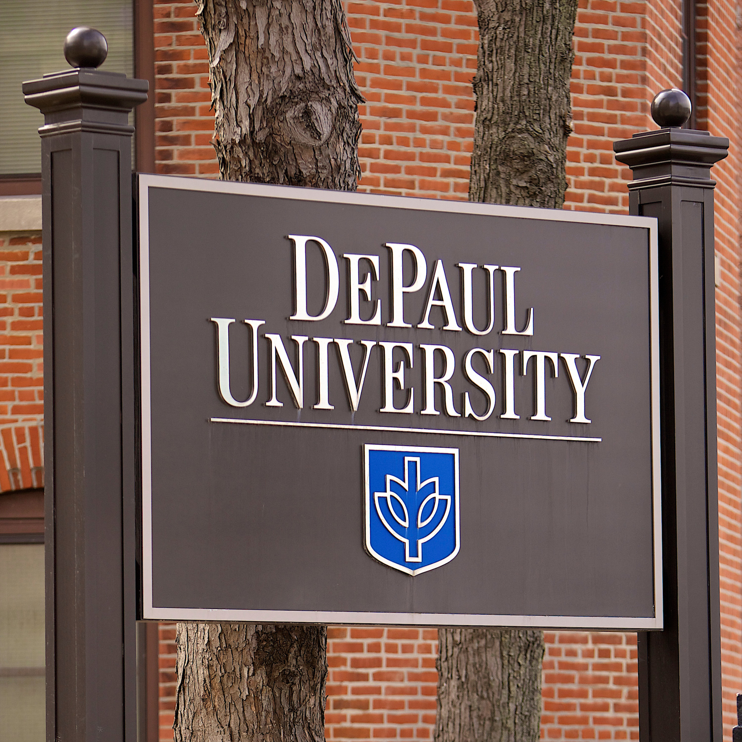 DePaul University signage