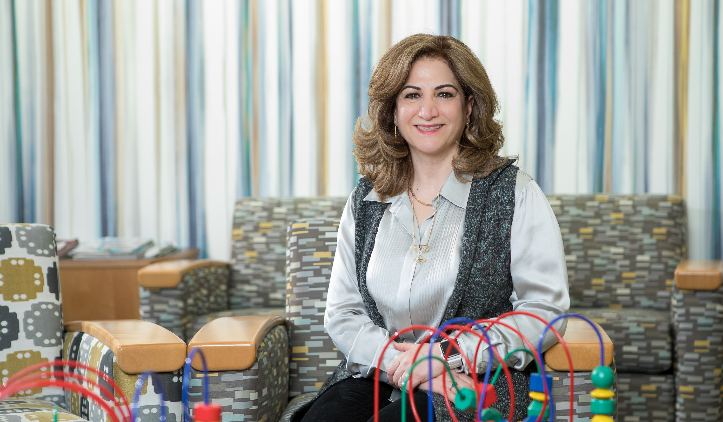 Mojdeh Bayat, a professor of child development and early education at DePaul University