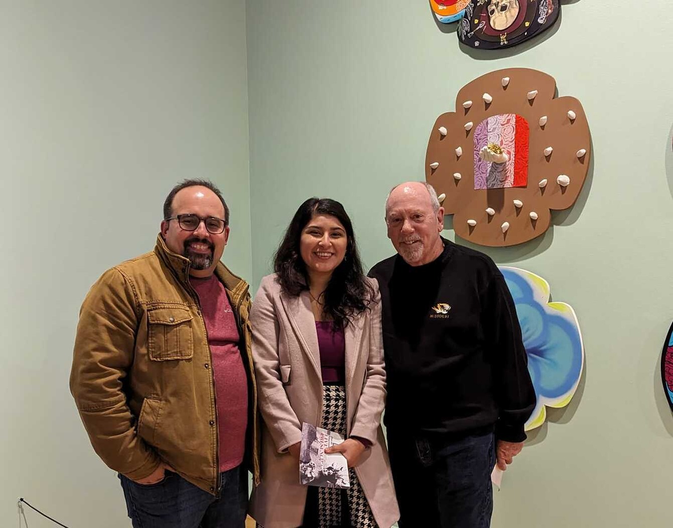 Matt Ragas, Lupe Casas, and Don Ingle at the National Museum of Mexican Art