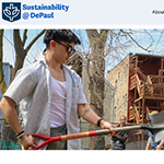 New sustainability website connects the dots between DePaul’s broad efforts