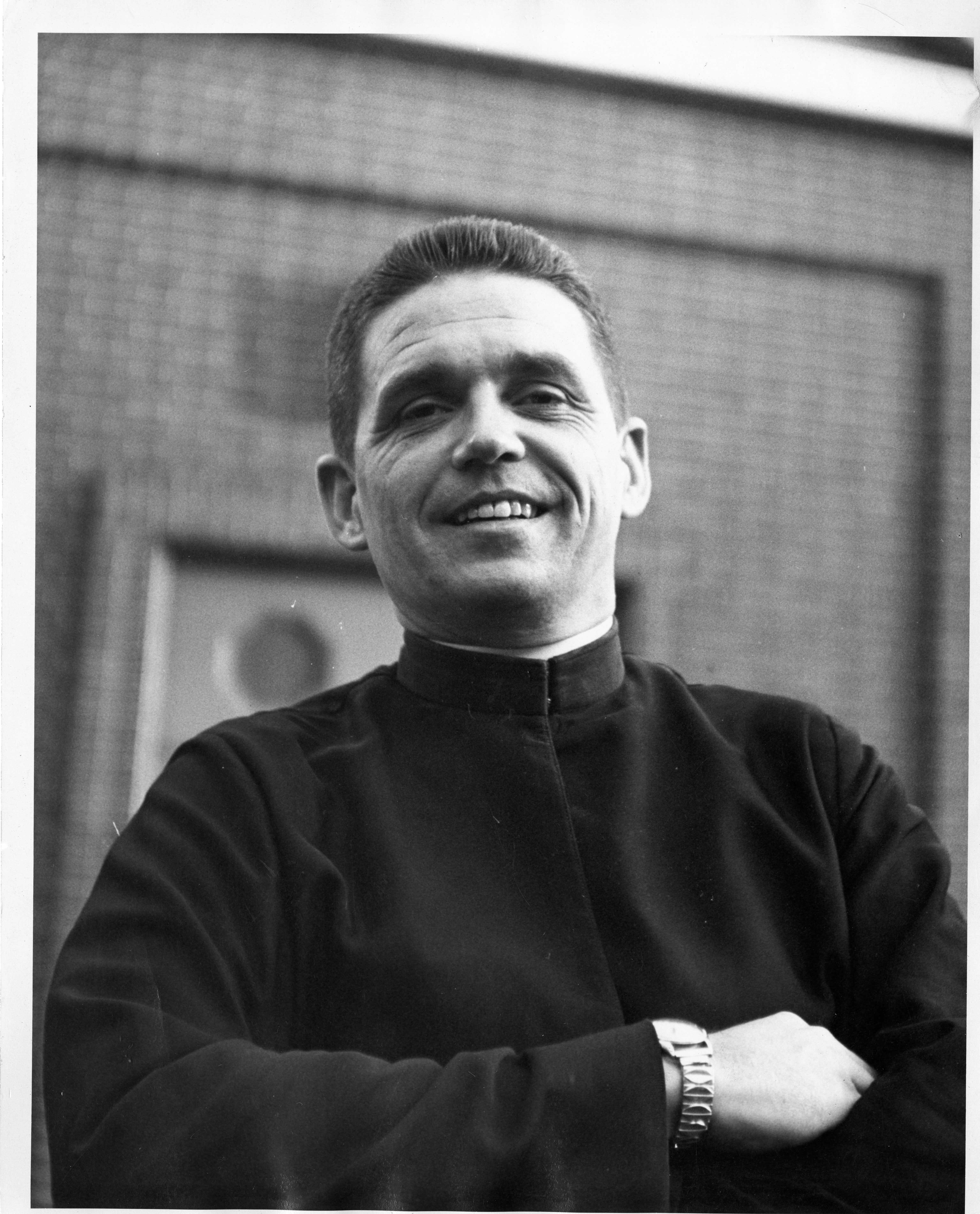 Rev. Daniel Berrigan, S.J. (Photo courtesy of DePaul Special Collections and Archives)