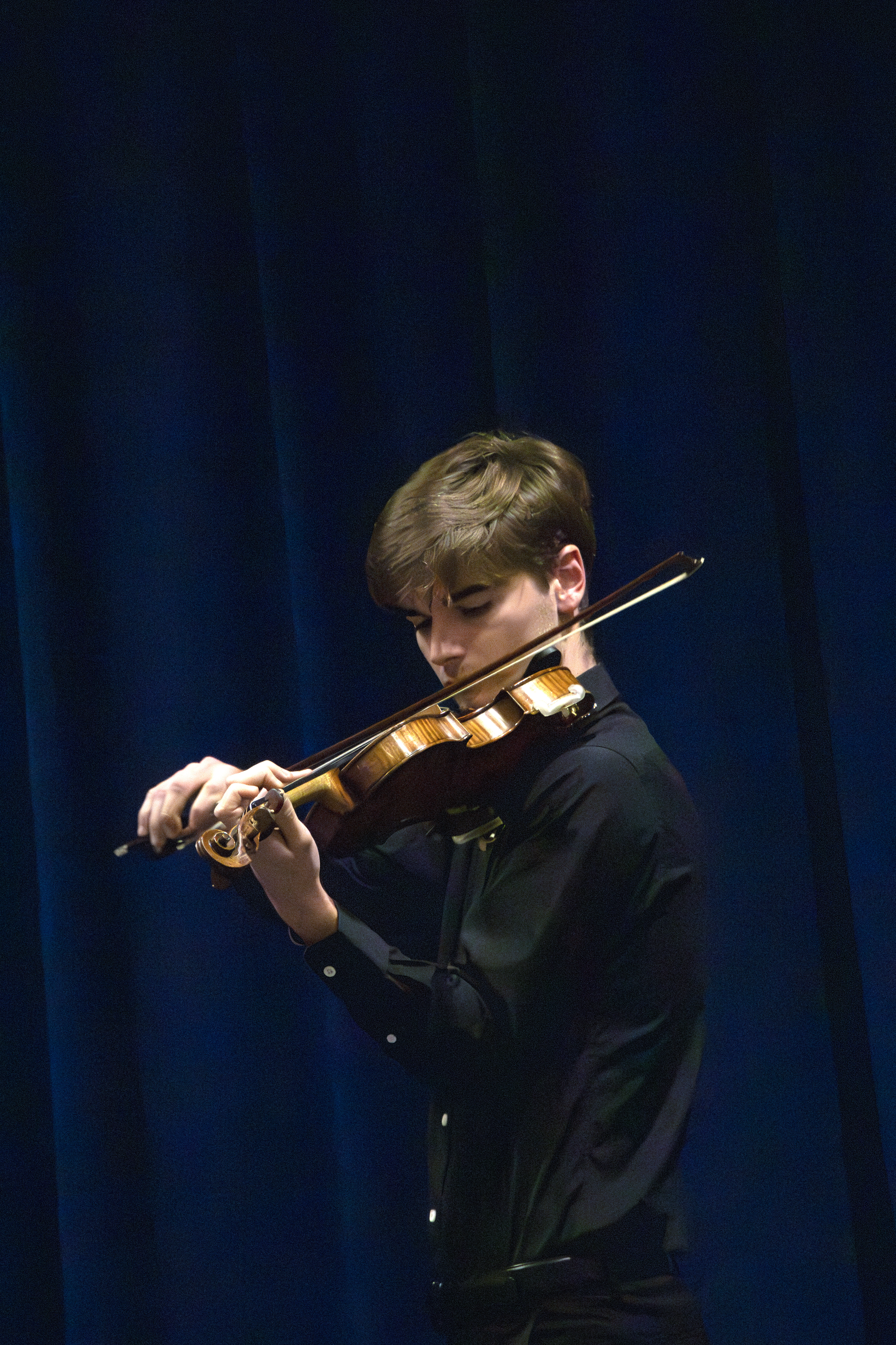 Ben plays violin