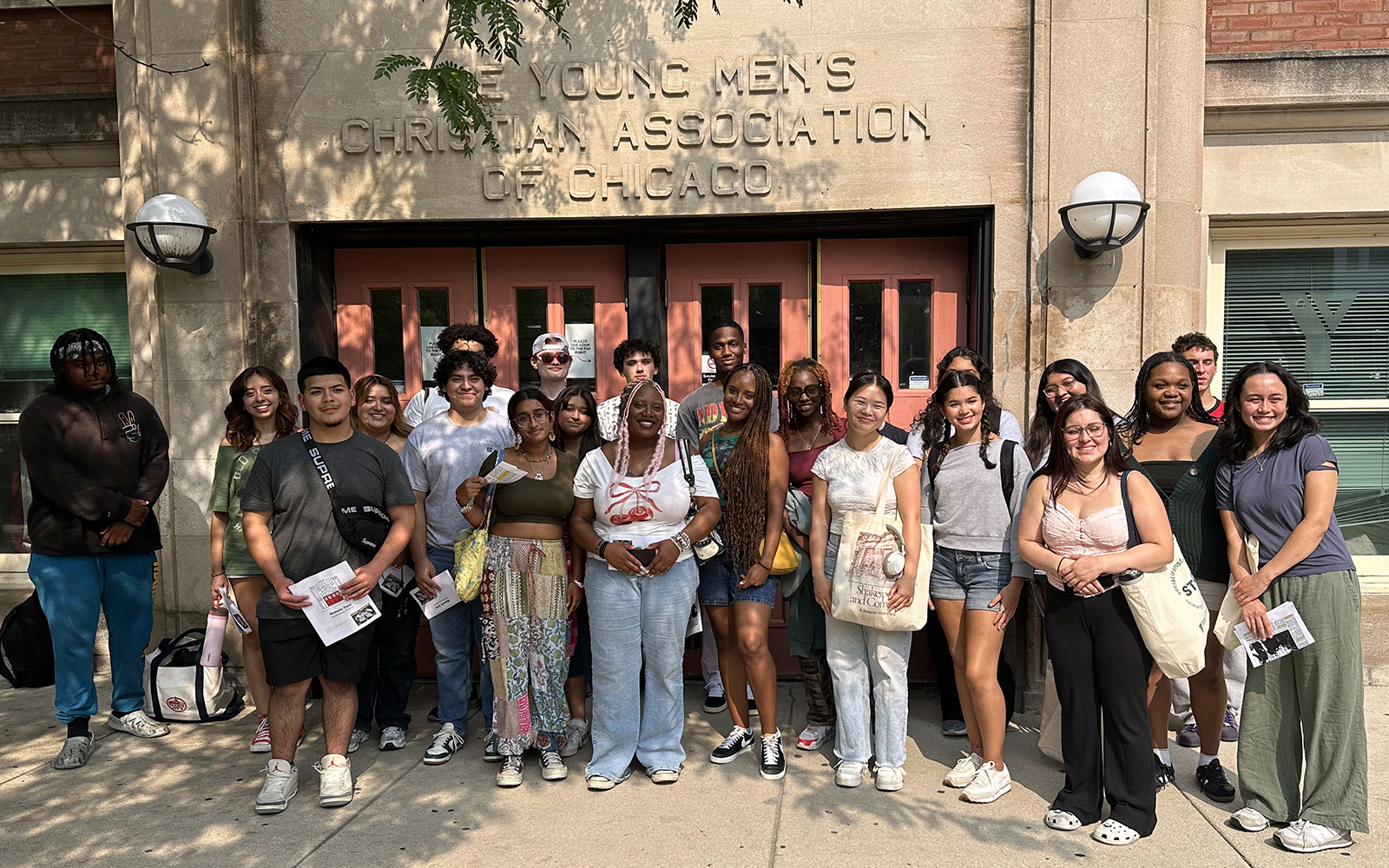 The Social Transformation Research Collaborative's Summer Institute visited Bronzeville's historic Wabash Avenue YMCA.