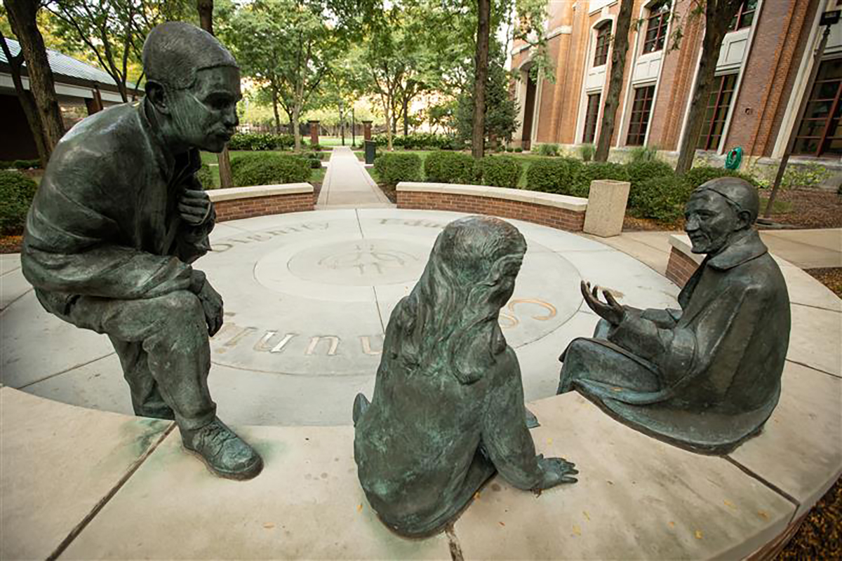 Statues in St. Vincent's Circle