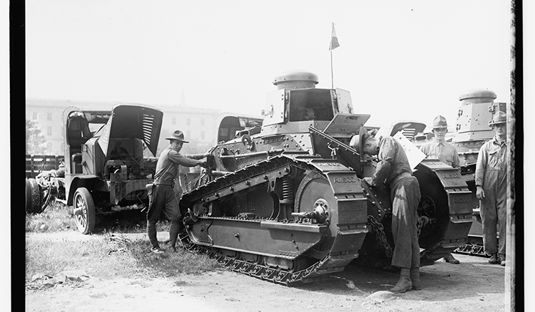 World War I era tank