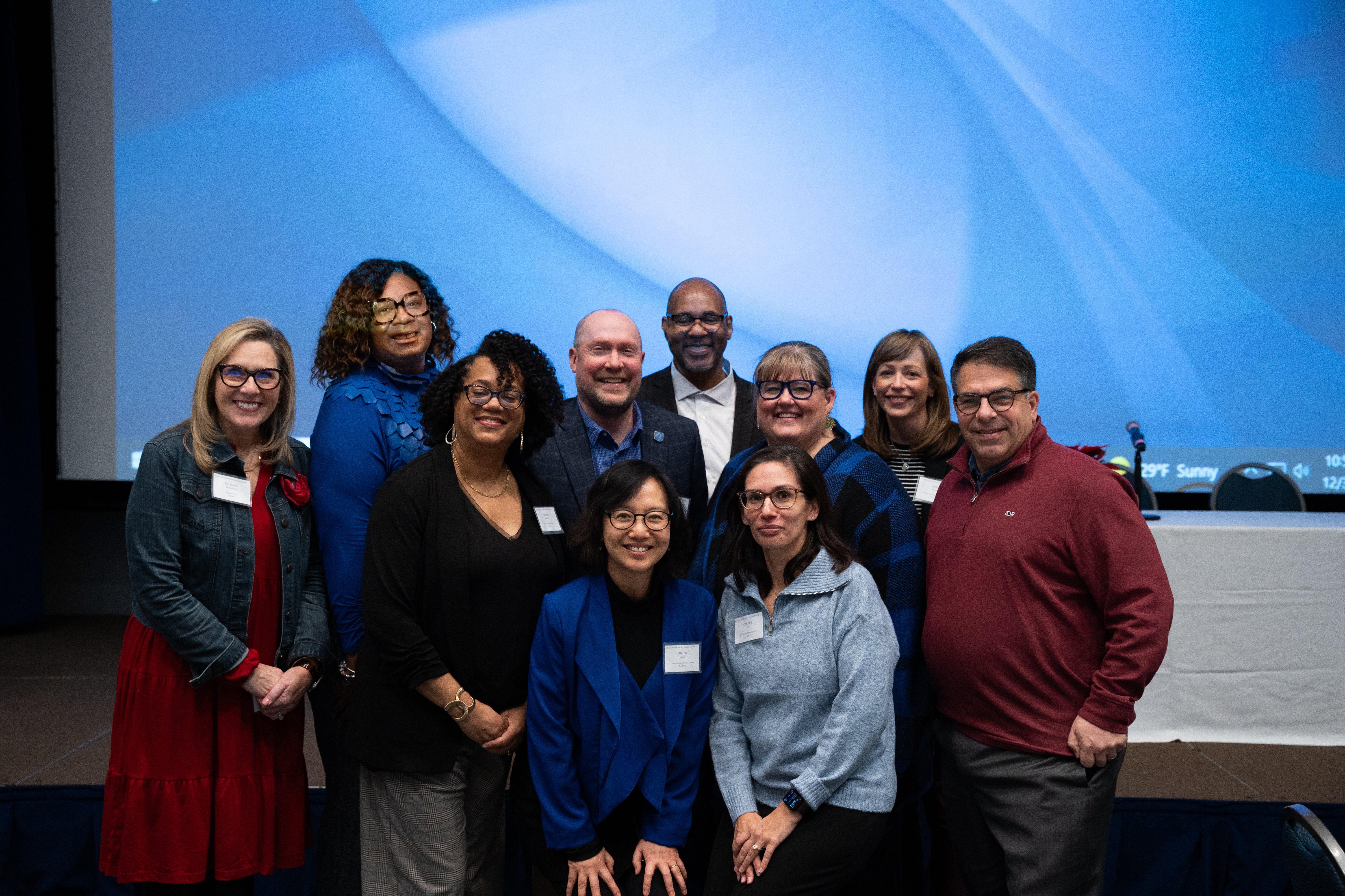 Presenters at the Student Success Summit pose for a photo.