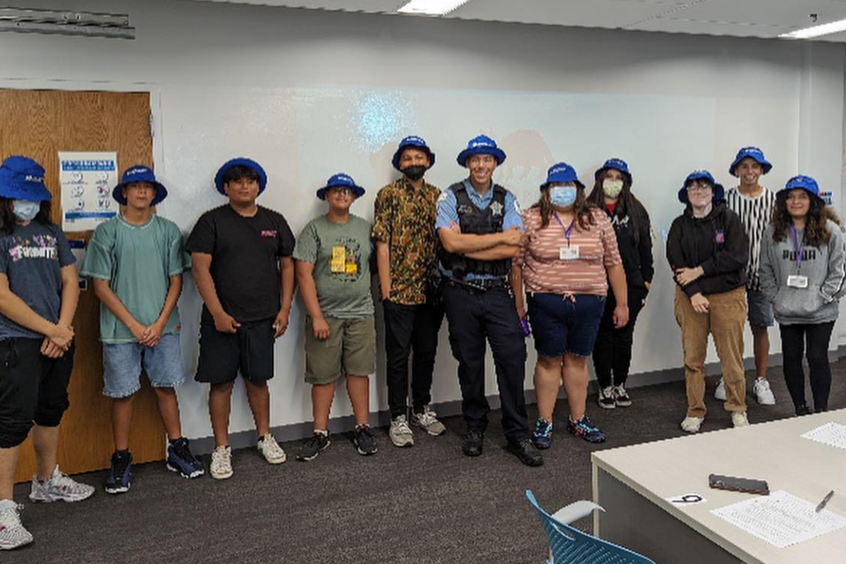 youth participants spent the summer learning about different career paths, including the realm of technology and communication thanks to the tools in DePaul's Virtual and Augmented Reality Communication Lab.