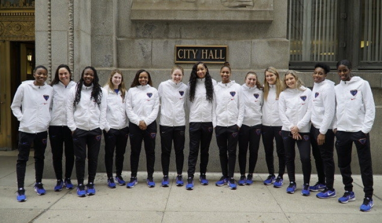 DePaul's women's basketball members