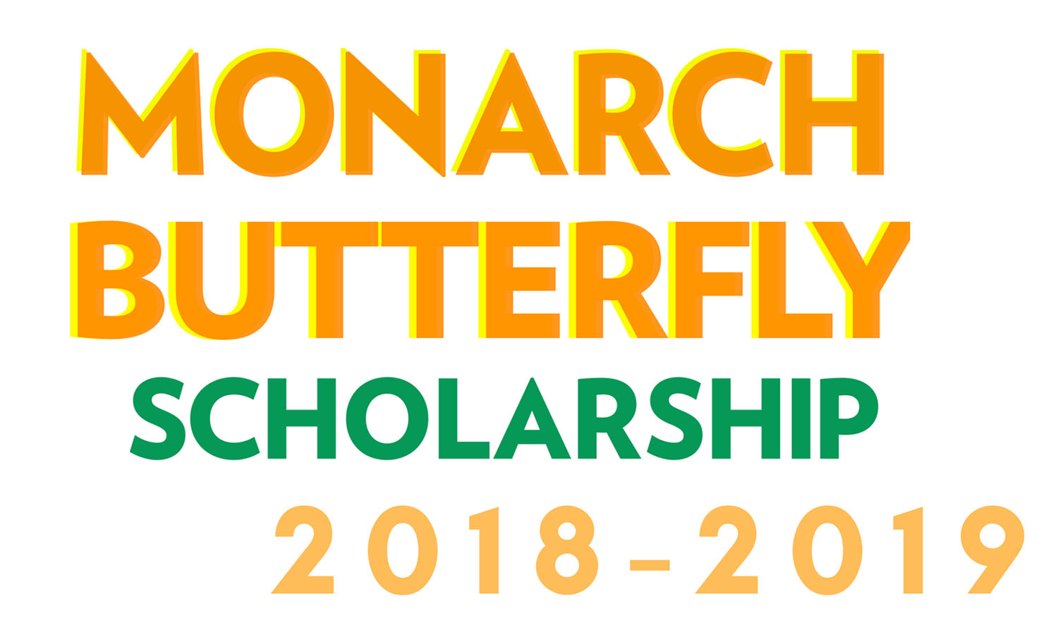 Monarch Butterfly Scholarship flyer