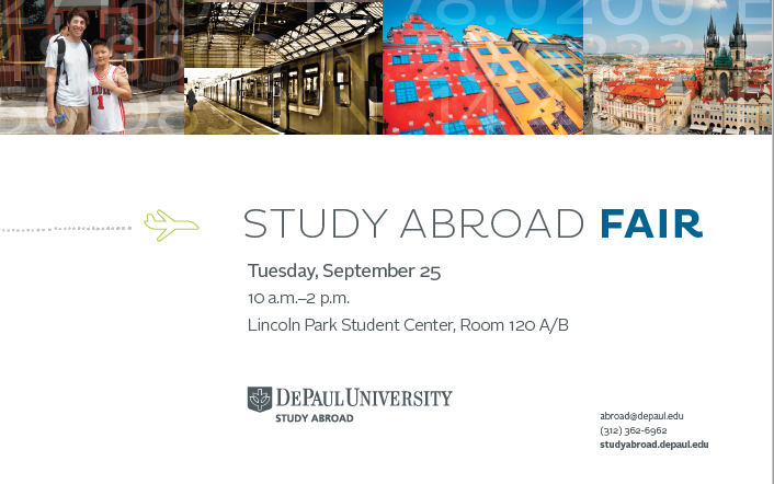 Study abroad flyer