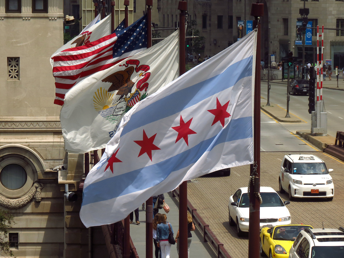Flags in Chicago