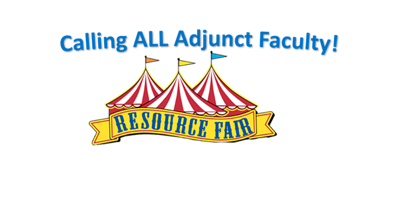 Adjunct Faculty Resource Fair
