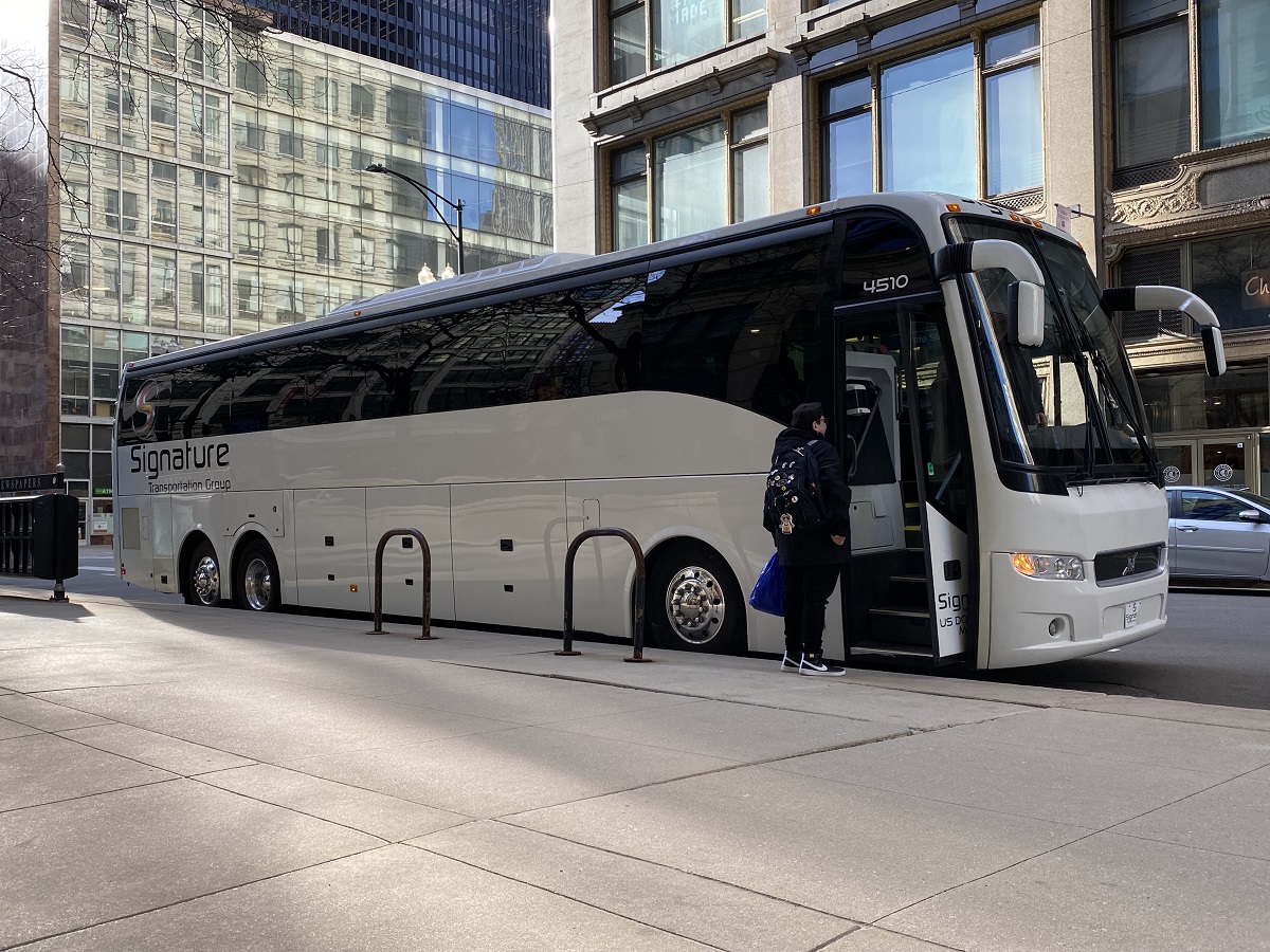 DePaul has launched a free inter-campus shuttle pilot program set to run during spring 2022 from March 28 to June 10