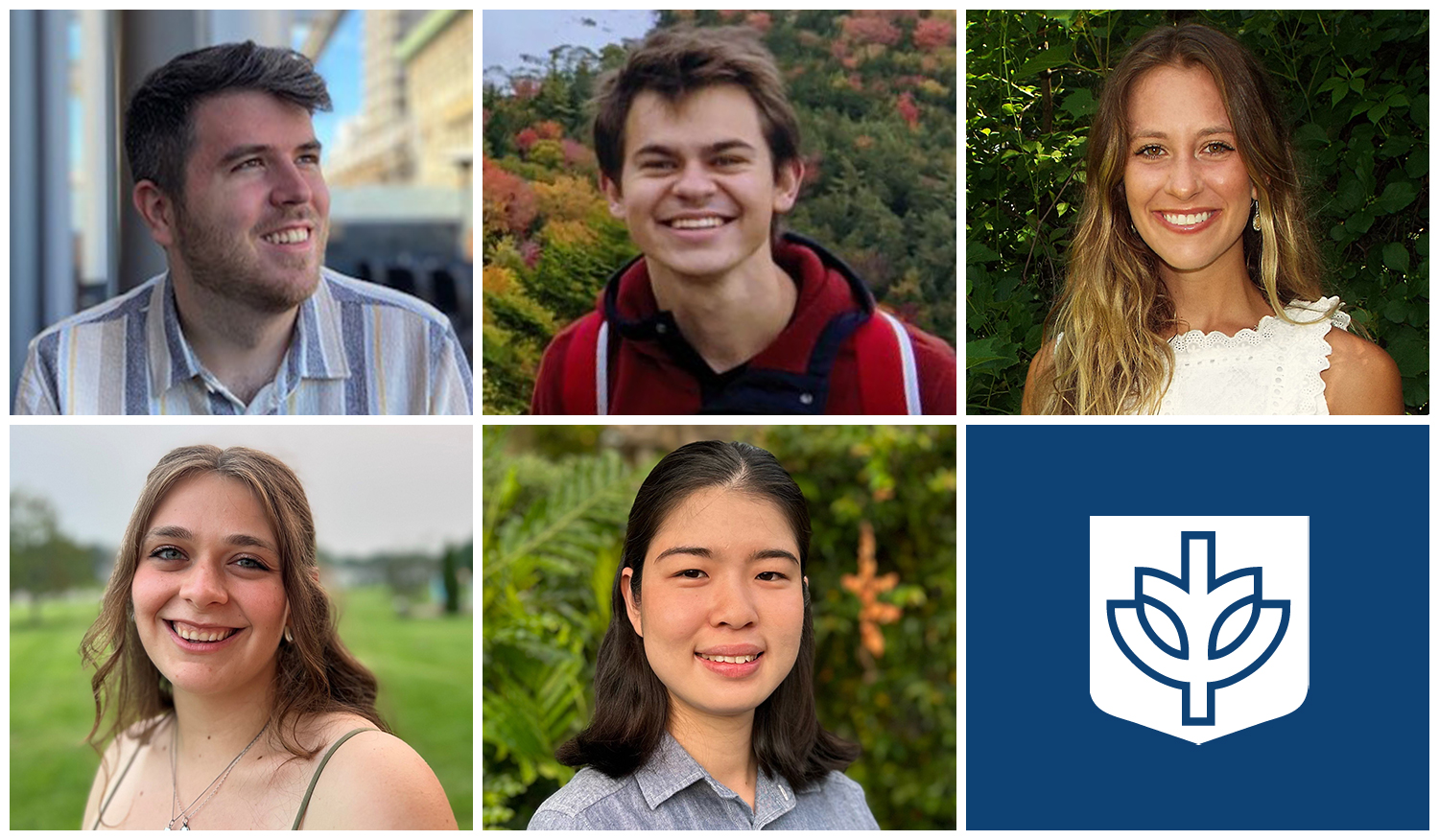 Profile photos of student Fulbright winners
