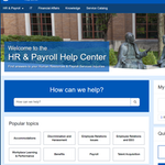 New, centralized resource for Human Resources and Payroll Services