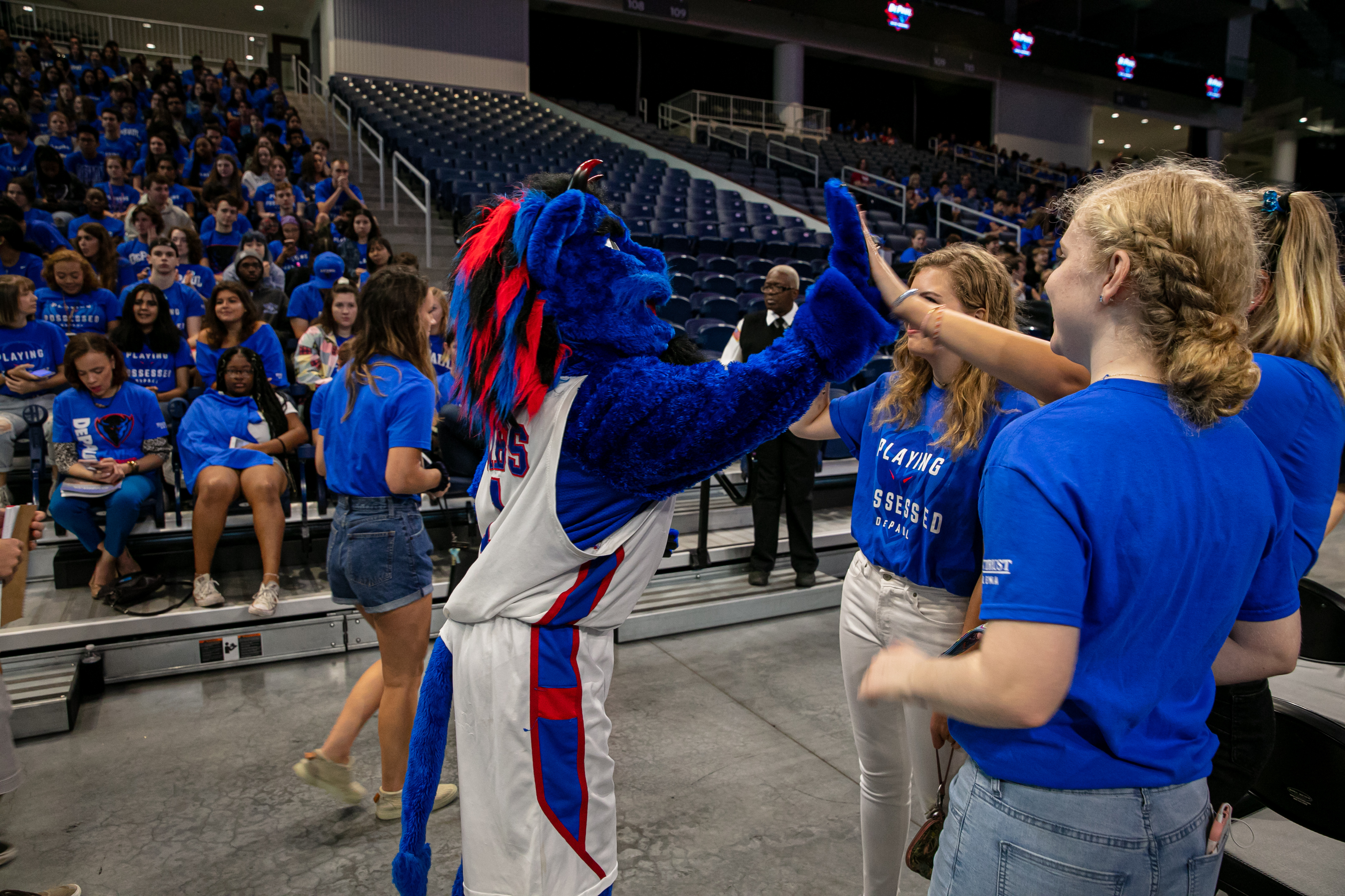 DIBS helps spark up school spirit at DePaul University’s first student convocation