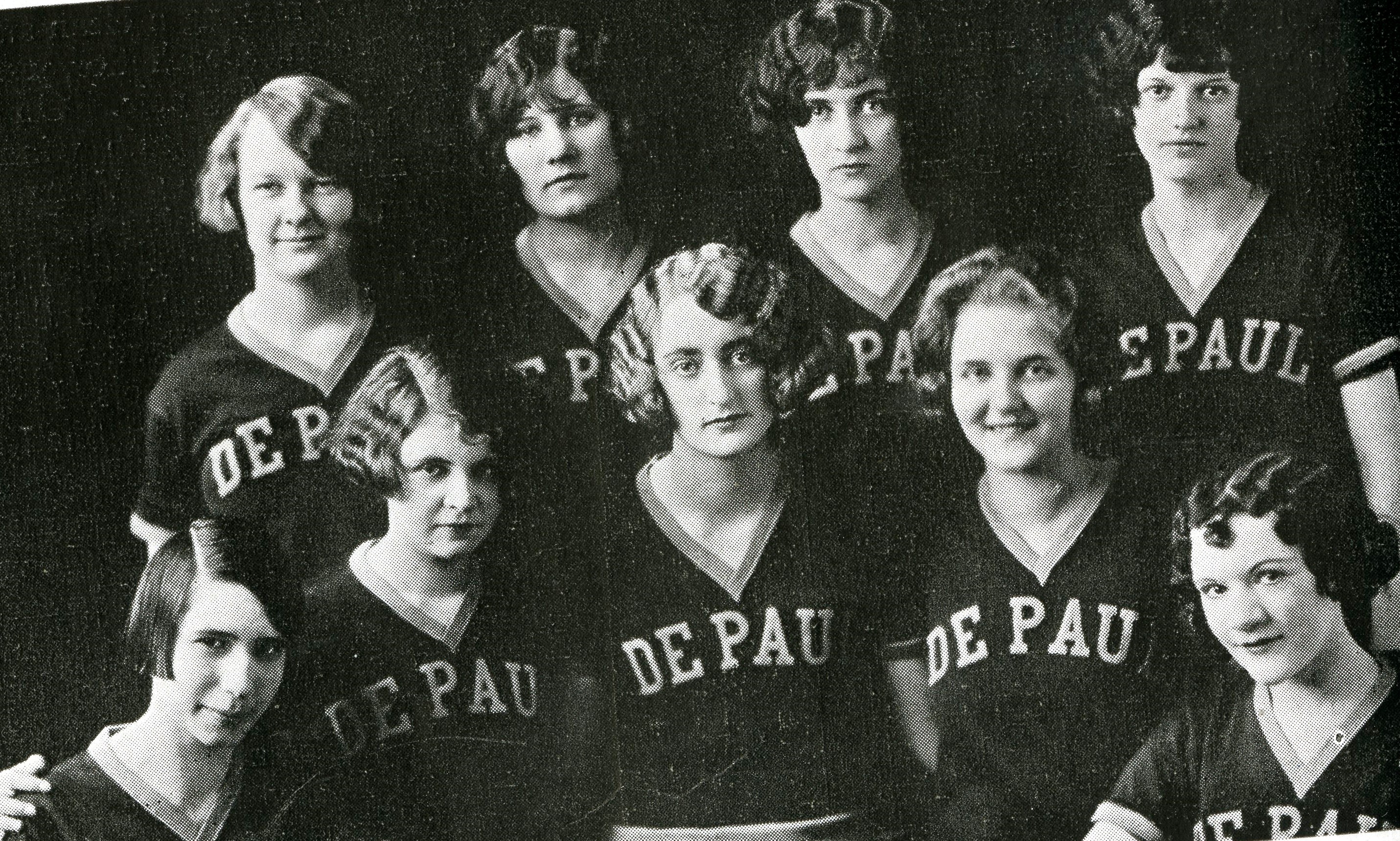 DePauls first Co-ed Varsity Team, DePaulian 1925