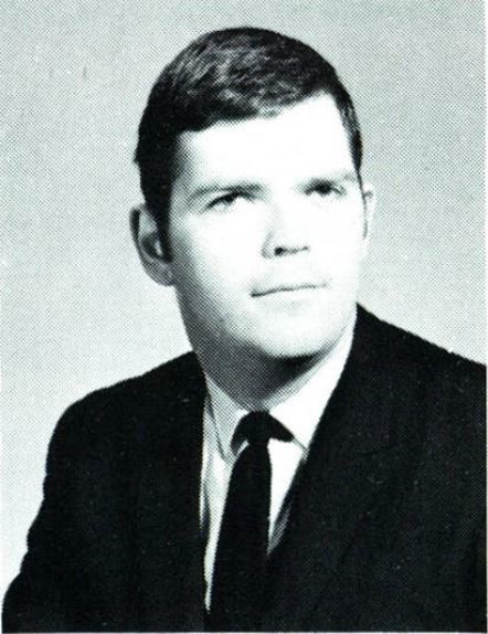 Richard Crowe's senior picture from 1970. (Image courtesy of Special Collections and Archives)