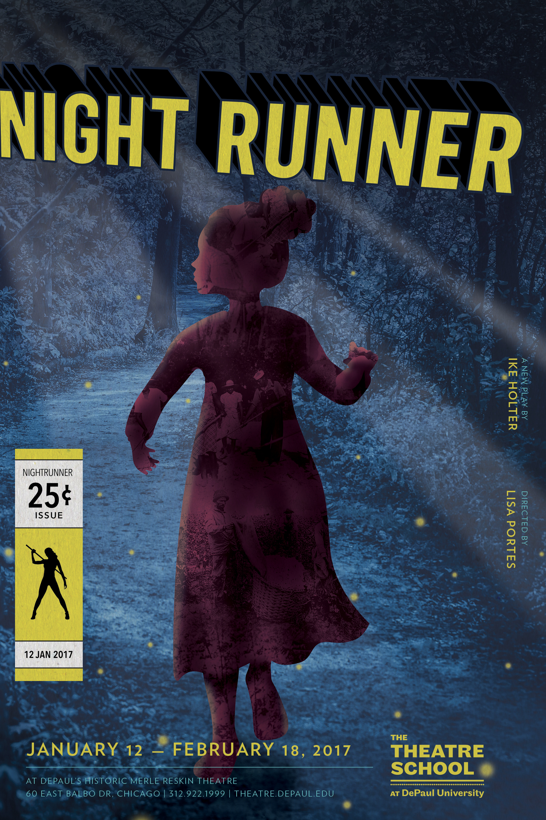 Night Runner postcard