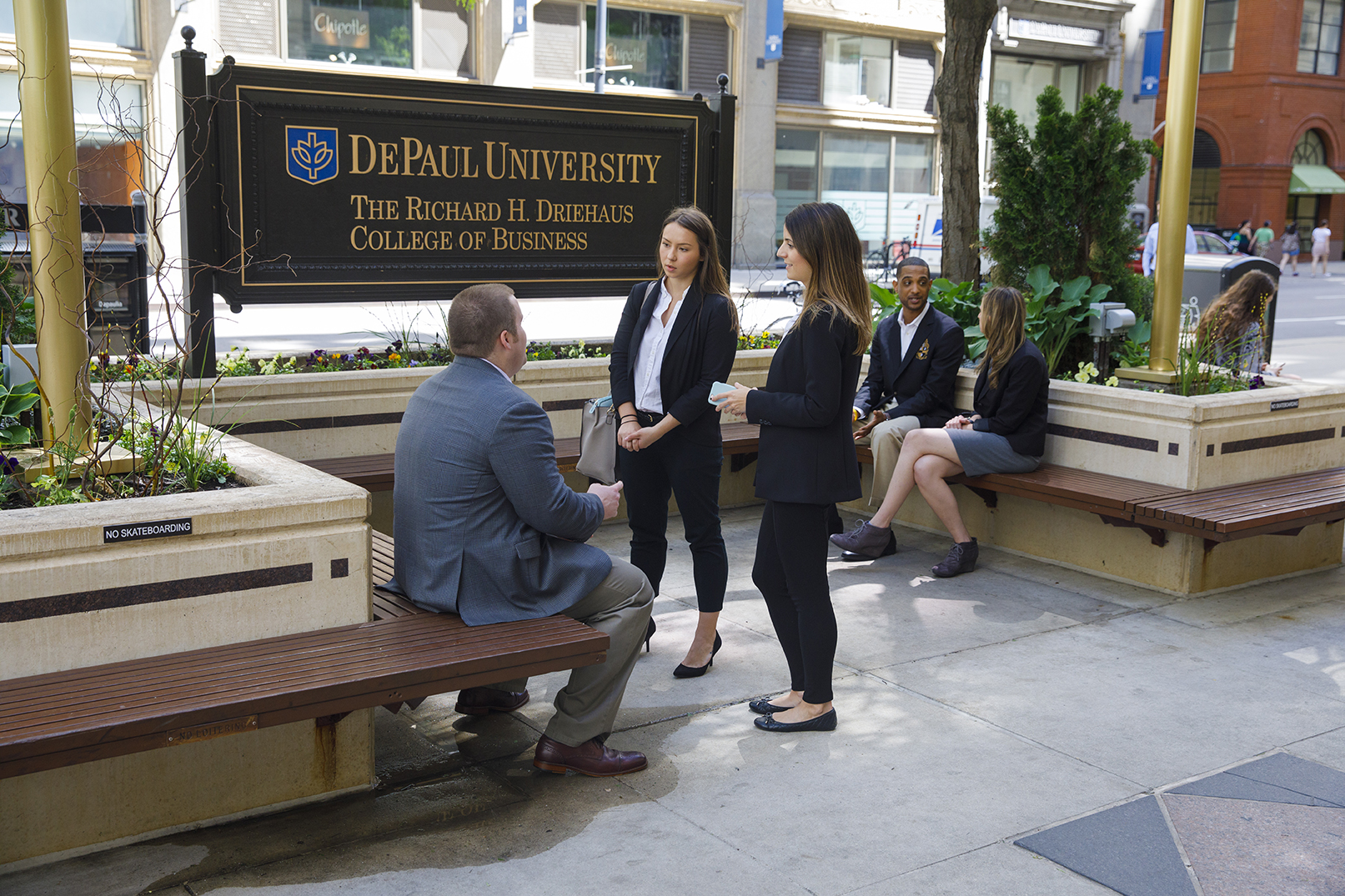 Driehaus College of Business students in Loop Campus