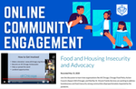Online Community Engagement Enhances Service Learning