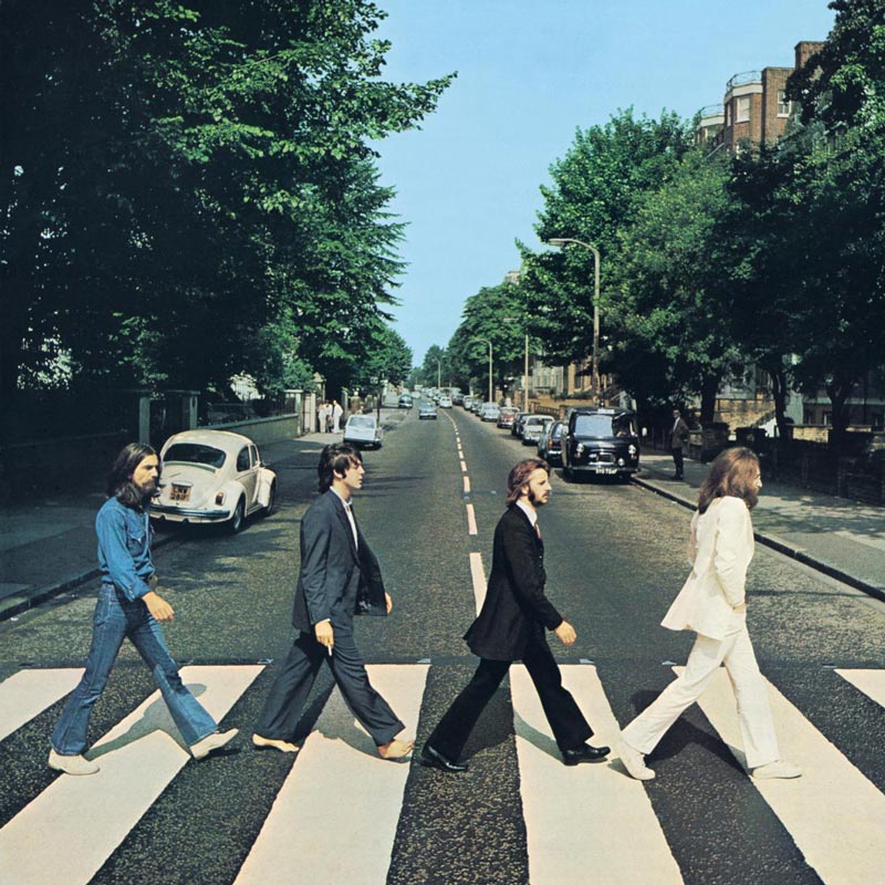 The Beatles' Abbey Road album cover