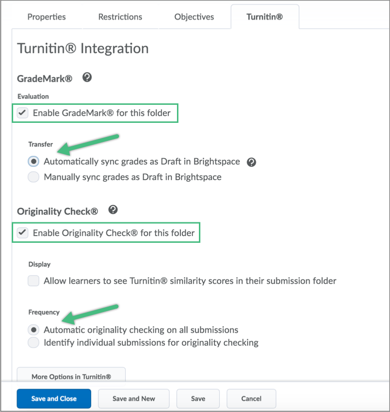 Using Originality Checking in D2L - Submissions - Tools - Desire2Learn - Technology - Teaching ...